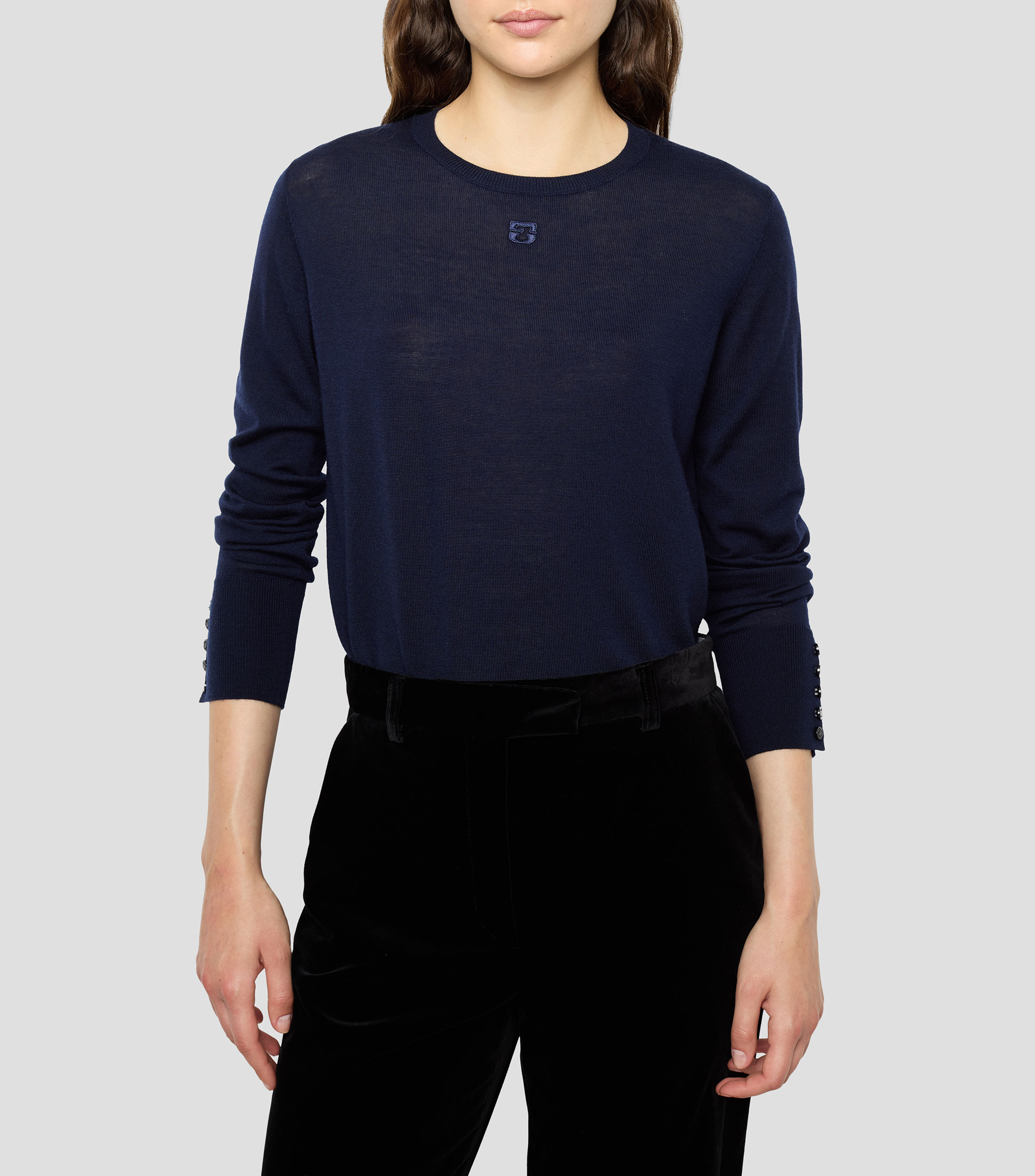 Suéter cuello redondo Mujer